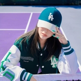 Nón MLB Varsity LA Wool Textured Green 3ACPV0236-07GND