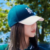 Nón MLB Varsity LA Wool Textured Green 3ACPV0236-07GND