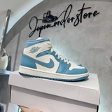 Giày Nike Air Jordan 1 Mid University Blue BQ6472-141