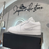 Giày Nike Air Jordan 1 Low GS Triple White 553560-130