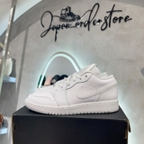 Giày Nike Air Jordan 1 Low GS Triple White 553560-130