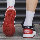 Giày Nike Air Jordan 1 Low Bred Toe 553558-161