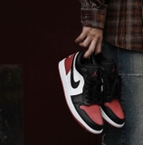 Giày Nike Air Jordan 1 Low Bred Toe 553558-161