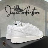 Giày Nike Air Jordan 1 Low Triple White 553558-136 | 553560-136