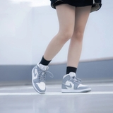 Giày Nike Air Jordan 1 Mid Grey Sail BQ6472-115
