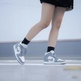 Giày Nike Air Jordan 1 Mid Grey Sail BQ6472-115