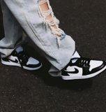 Giày Nike Air Jordan 1 Mid Panda (W) DV0991-101