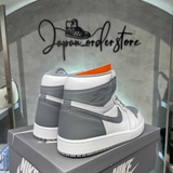 Giày Nike Air Jordan 1 Retro High White Stealth 555088-037