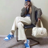 Giày Nike Air Jordan 1 Low University UNC AO9944-441