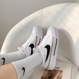 Giày Nike Court Legacy Lift Low White Black Brown DM7590-100