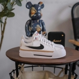 Giày Nike Court Legacy Lift Low White Black Brown DM7590-100