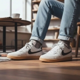 Giày Nike Court Vision Low Photon Dust Anthracite IB2998-003