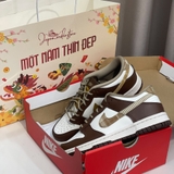 Giày Nike Dunk Low GS Plaid Brown Autumn FV3653-191