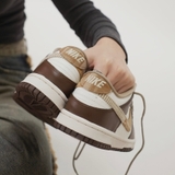 Giày Nike Dunk Low GS Plaid Brown Autumn FV3653-191