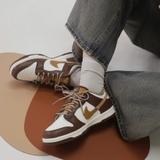 Giày Nike Dunk Low GS Plaid Brown Autumn FV3653-191