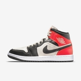Giày Nike Air Jordan 1 Mid SE 'Newsprint' | DQ6078-100