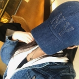 Nón MLB Embo Logo Denim New York Yankees 3ACPDM04N-50INS