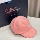 Nón MLB LA Dodgers Pink Velvet 32CPTL111-07