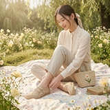 Giày Onitsuka Tiger Mexico 66 TGRS Jacquard 'Beige' 1182A705-250