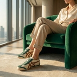 Giày Onitsuka Tiger MEXICO 66 Cream Green Orange | 1183B771-115