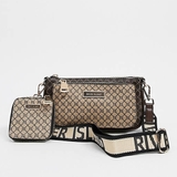 Túi đeo chéo River Island 90s Monogram Beige 1730077