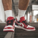 Giày Nike Air Jordan 1 Low JD1 Bulls 553560-163