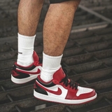 Giày Nike Air Jordan 1 Low JD1 Bulls 553560-163