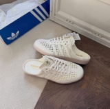 Giày Adidas Samba Mule Woven Basketweave Cream White KH7719