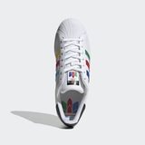 Giày Adidas Superstar J Colorful Stripes Cloud White FW5236