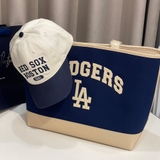 Túi Tote MLB Varsity Basic Canvas LA Dodgers 3AORL103N-07NYS