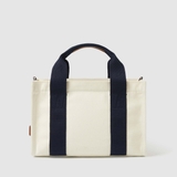 Túi Tote WHO.A.U Steve Canvas Cream Navy WHBGE4911A