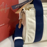 Túi Tote WHO.A.U Steve Canvas Cream Navy WHBGE4911A