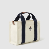 Túi Tote WHO.A.U Steve Canvas Cream Navy WHBGE4911A