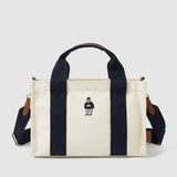 Túi Tote WHO.A.U Steve Canvas Cream Navy WHBGE4911A