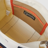 Túi Tote WHO.A.U Steve Canvas Cream Navy WHBGE4911A