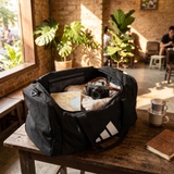 Túi Adidas Defender Duffel Medium Black EW9635