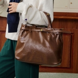 Túi Champion Kelly Tote Leather Brown U6AACPU81