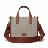 Túi MLB Canvas Small Tote Boston D.Brown 3AORS062N - 43BRD