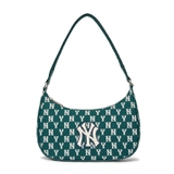 Túi MLB Monogram Jacquard Hobo Green | 3ABQS102N-50GND