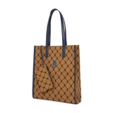 Túi MLB Mono Diamond Jacquard Tote Bag Boston Red Sox D.Beige 3AORM012N-43BGD