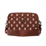 Túi MLB Monogram Jacquard Crossbody Boston Red Sox 3ACRM012N-43BRD