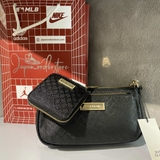 Túi đeo chéo River Island 90s Monogram Black