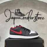 Giày Nike Air Jordan 1 Low GS Black Fire Red 553560-063