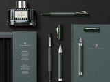 Sổ Graf Von Faber-Castell Notebook A5 Linen Cover Dark Green