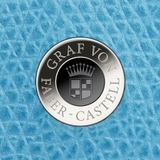 Bao Da 2 Bút Graf Von Faber-Castell Standard Zipper Case Epsom Gulf Blue