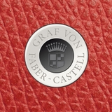 Bao Da 2 Bút Graf Von Faber-Castell Standard Zipper Case Epsom India Red