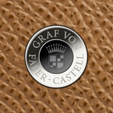 Bao Da 1 Bút Graf Von Faber-Castell for PoTY Epsom Cognac Brown