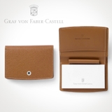 Sổ Ghi Chú Graf Von Faber-Castell Notepad Epsom Grained Calfskin Cognac Brown