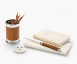 Hộp Đựng Bút Để Bàn Graf Von Faber-Castell Pen Holder Epsom Cognac Brown 118521