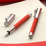 Bút Máy Graf Von Faber-Castell Guilloche India Red